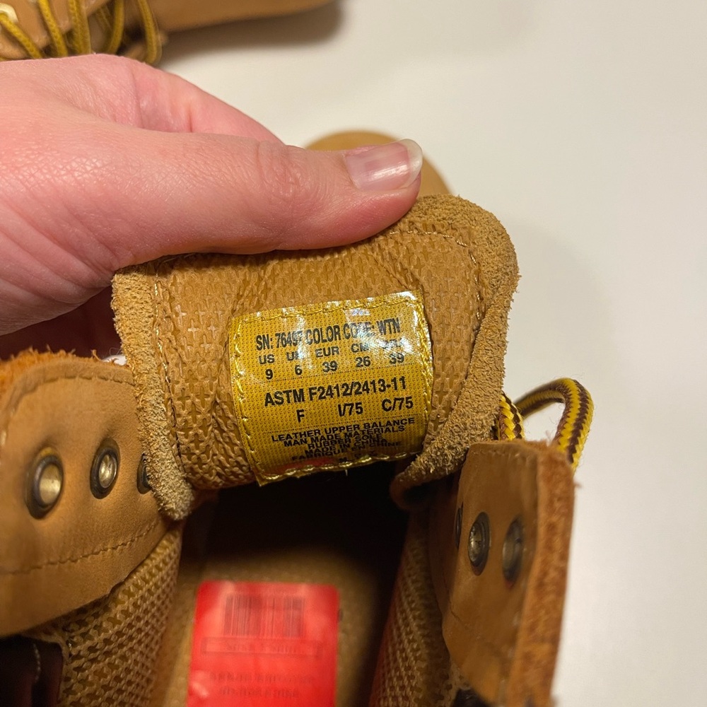 Skechers Tan Steel Toe Boots - Picture 7 of 16
